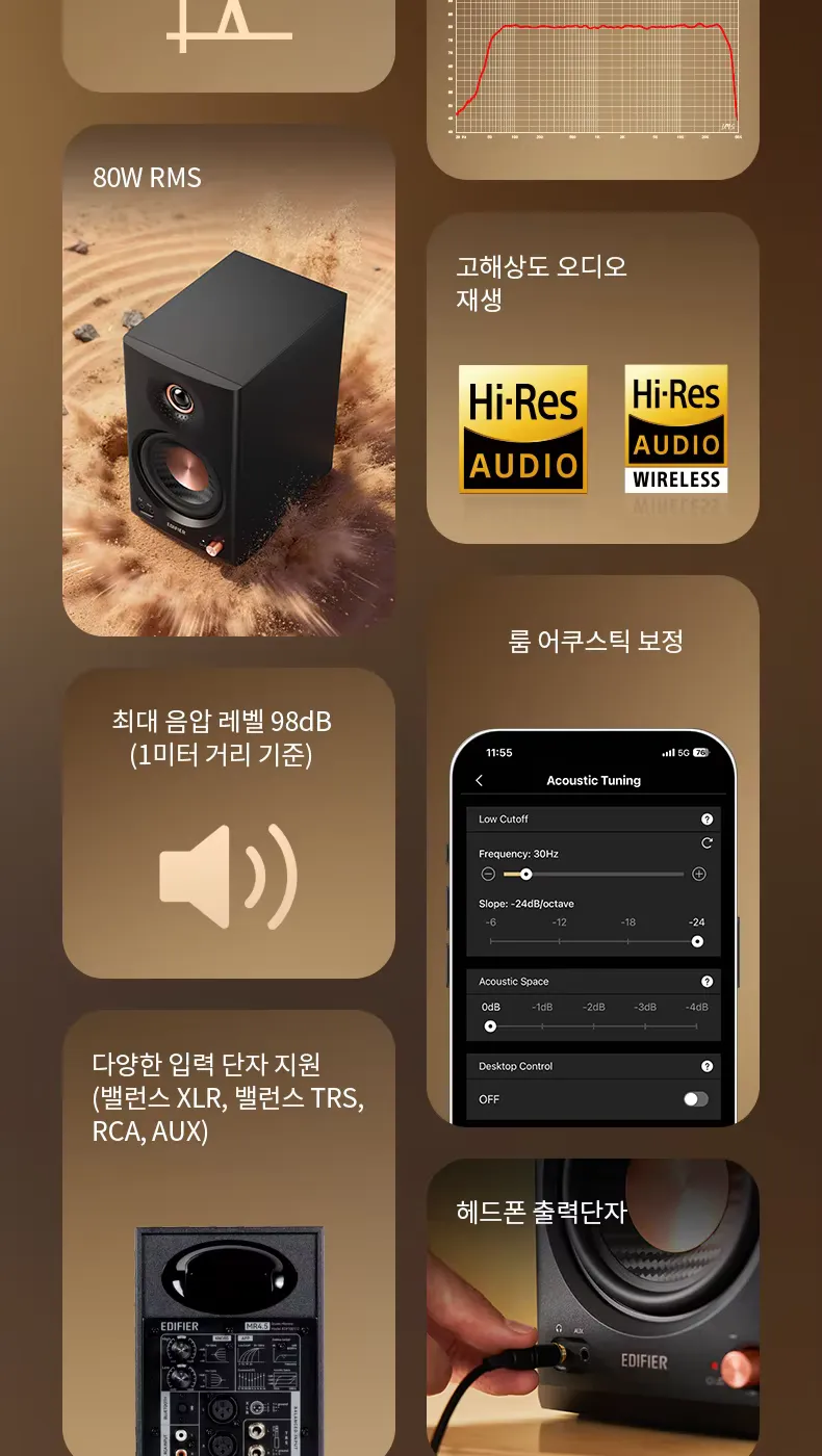 에디파이어 MR4 MK2 스피커