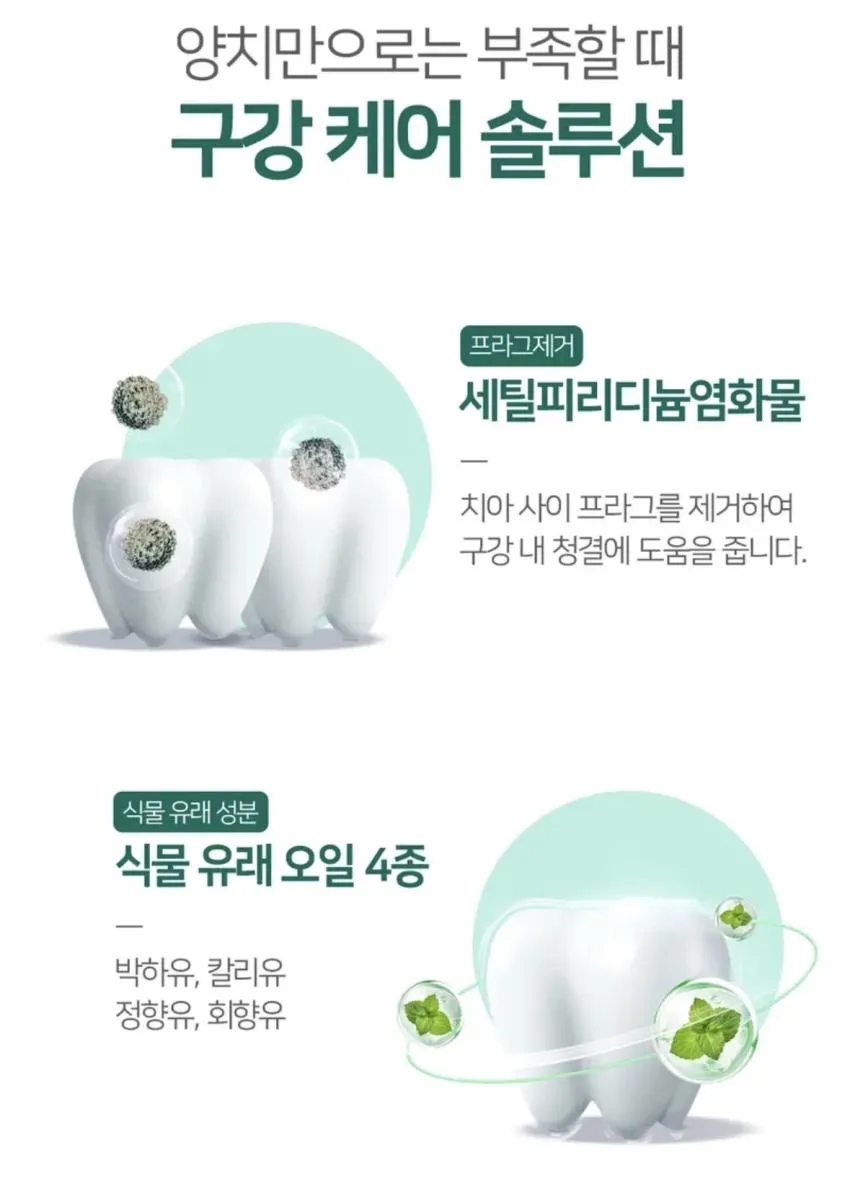 살림백서 덴탈케어 구강 스프레이 14ml 3개 7900원 무배