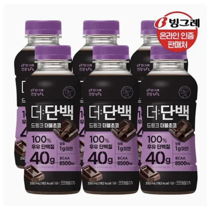 빙그레 더단백 드링크 더블초코 입