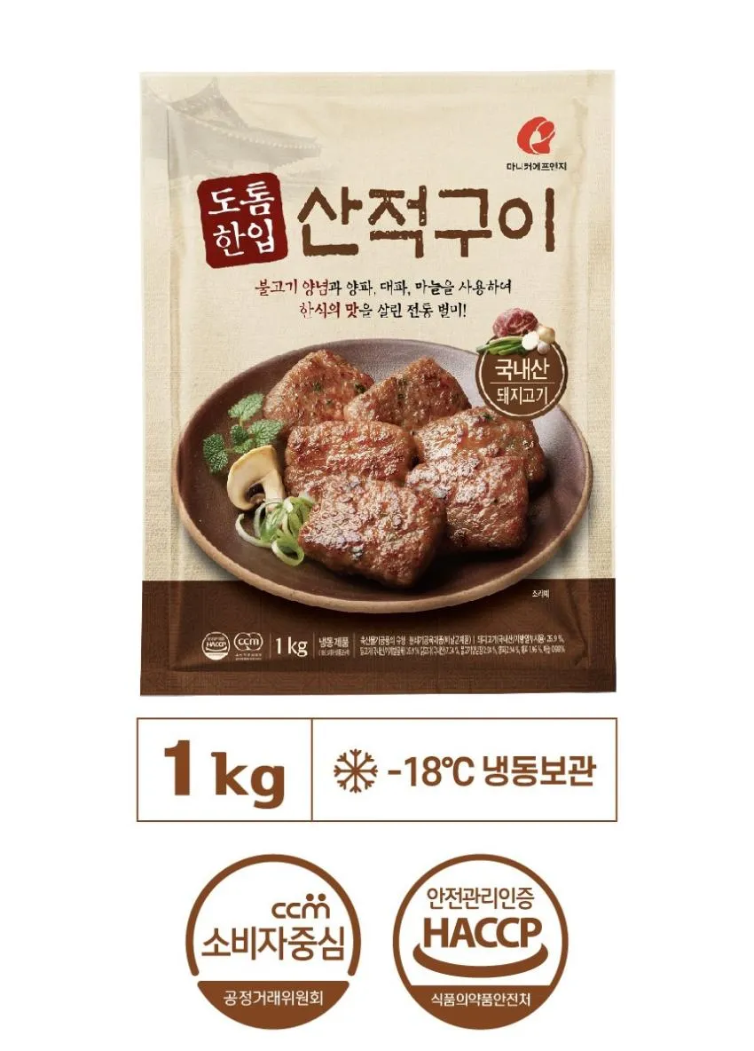마니커 도톰 한입 산적구이 2kg