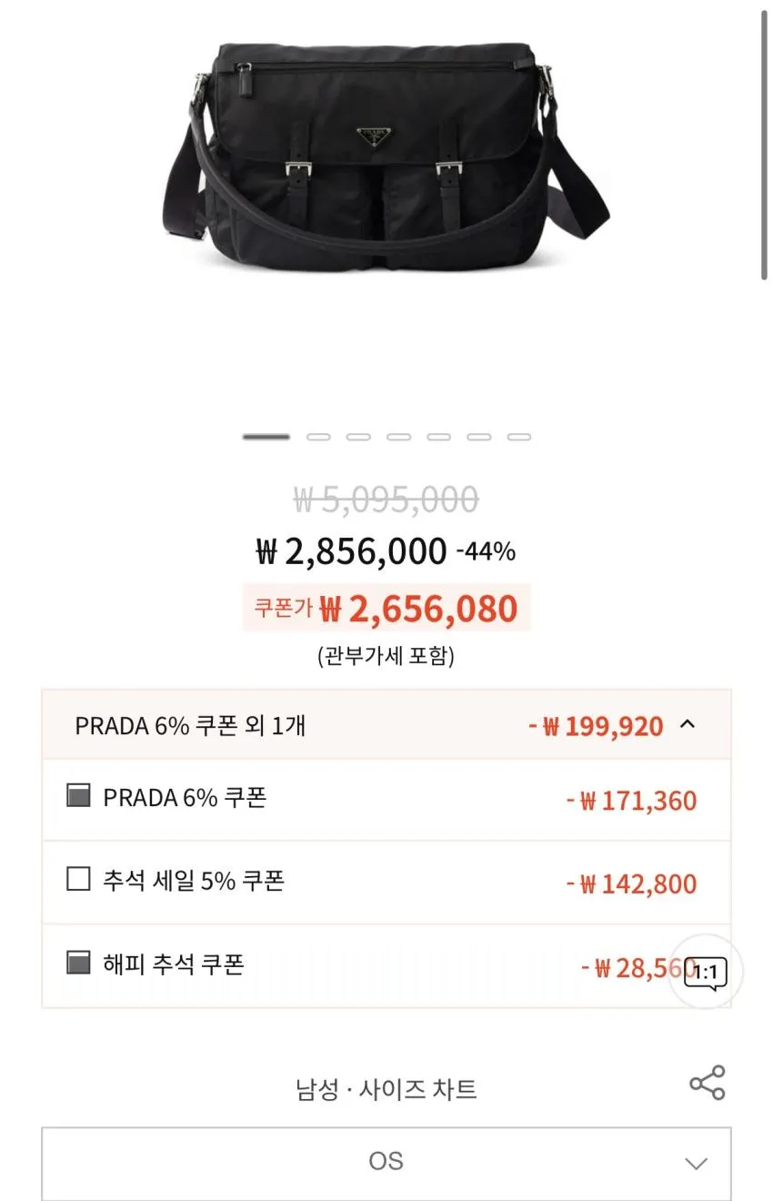 프라다 숄더백