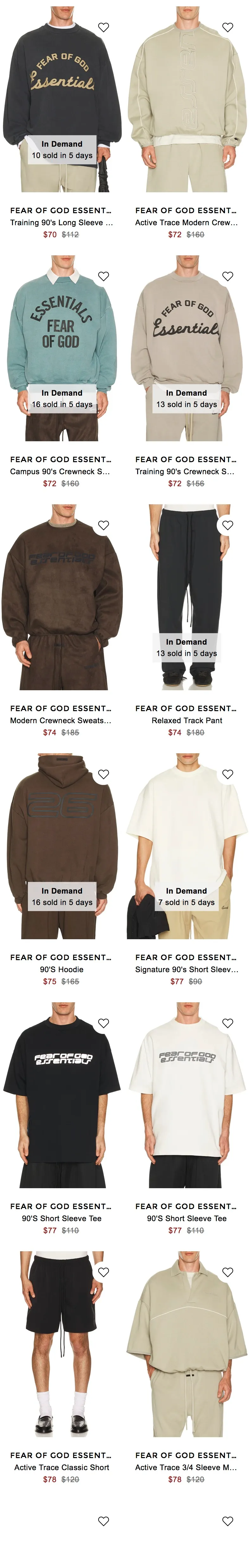 피오갓 에센셜 백로고 롱집 후드 블랙 $57