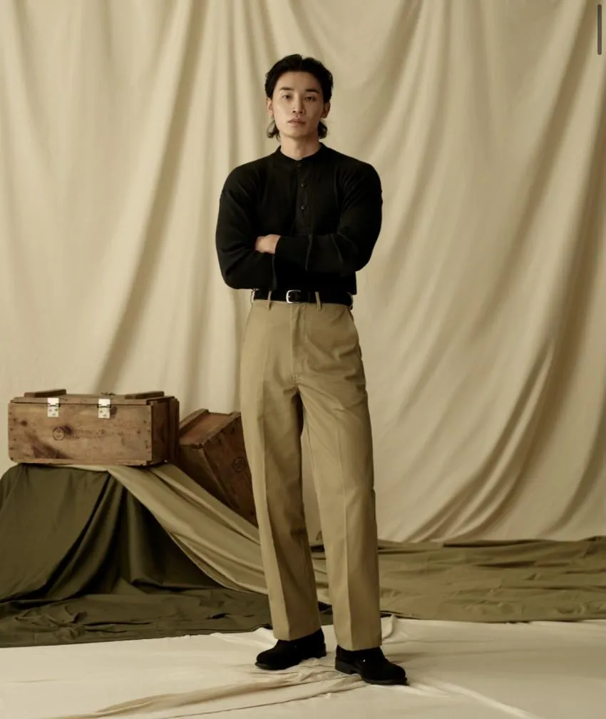 브론슨 립 원단 헨리 셔츠 3종 리스탁