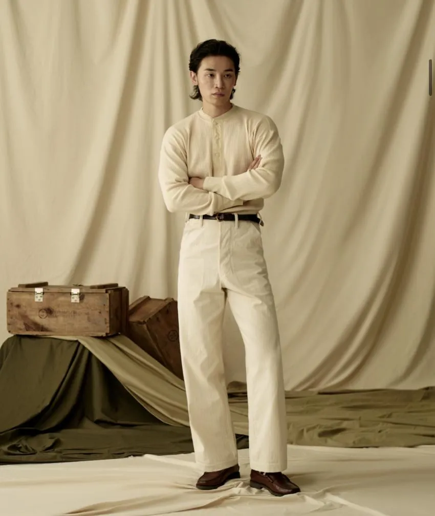 브론슨 립 원단 헨리 셔츠 3종 리스탁