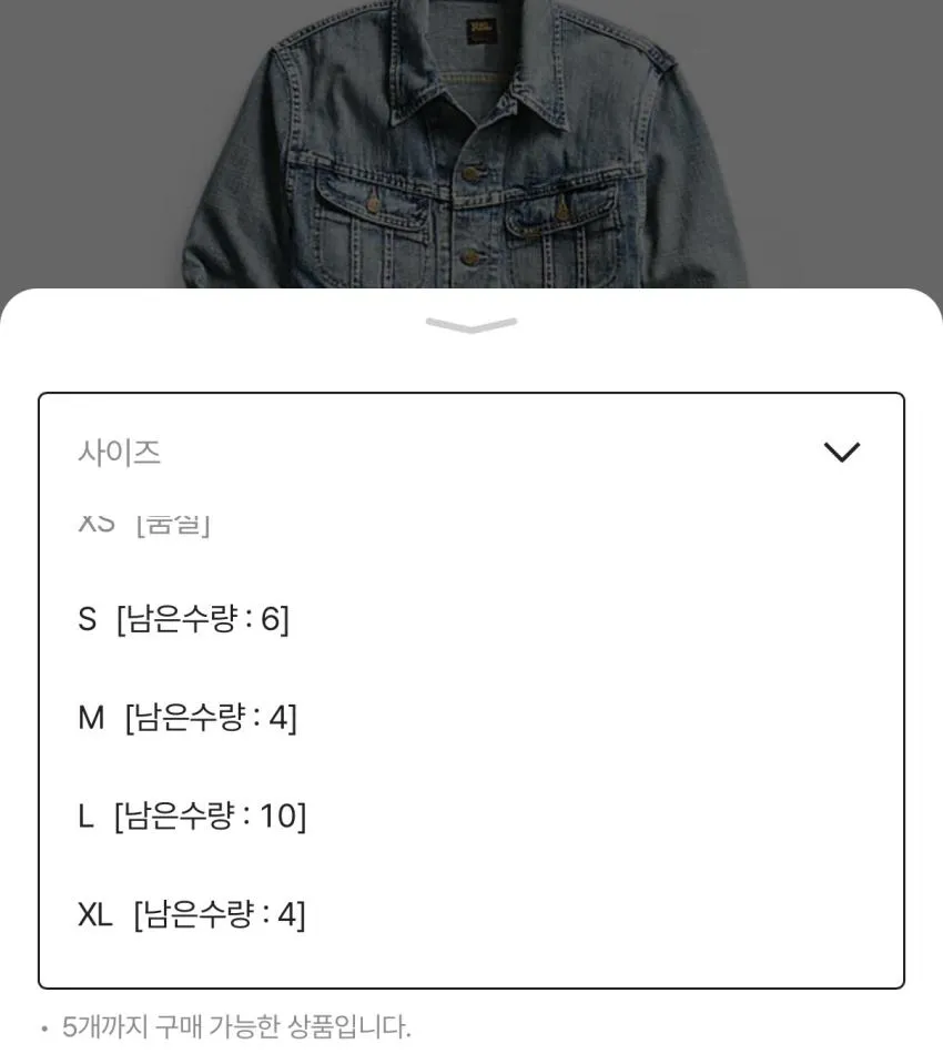더현대 RRL 리랜드 ₩491,920 등