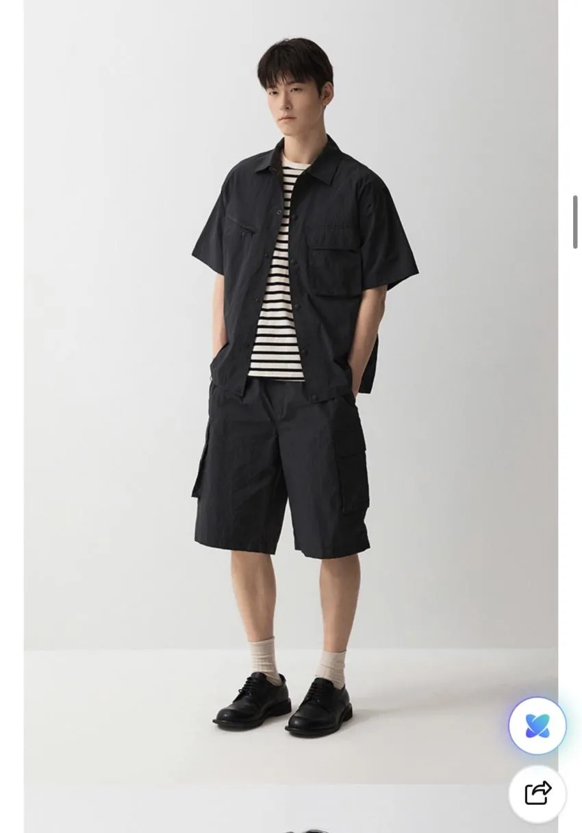 스파오 시티웨어 반팔 셔츠