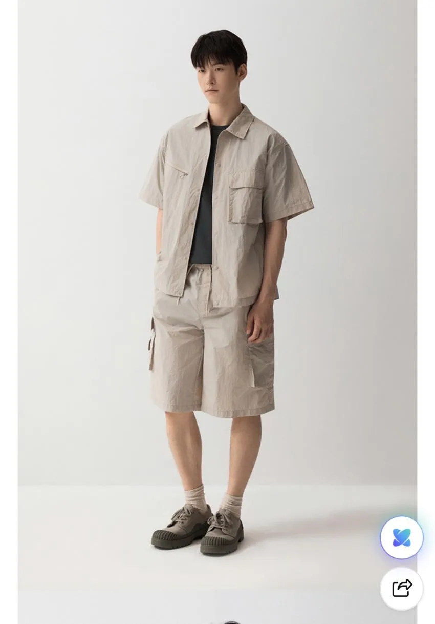 스파오 시티웨어 반팔 셔츠