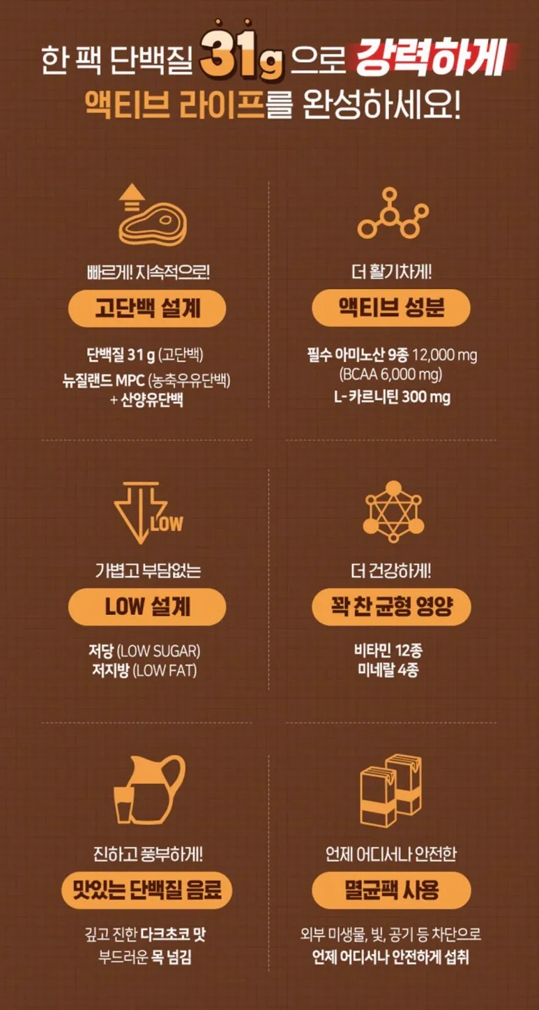 하이뮨 액티브 다크초코 330ml 24개