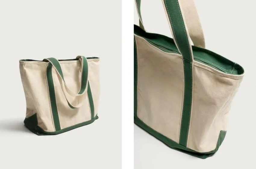 zara 패브릭 토트백