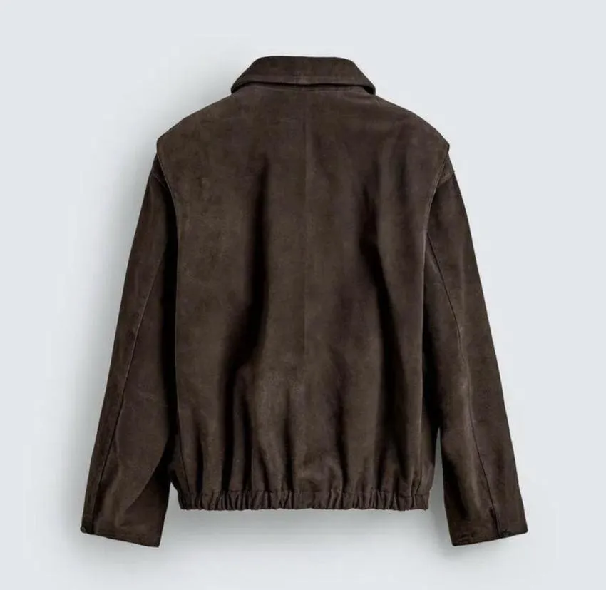 AARON LEVINE X ZARA 스웨이드 레더 재킷