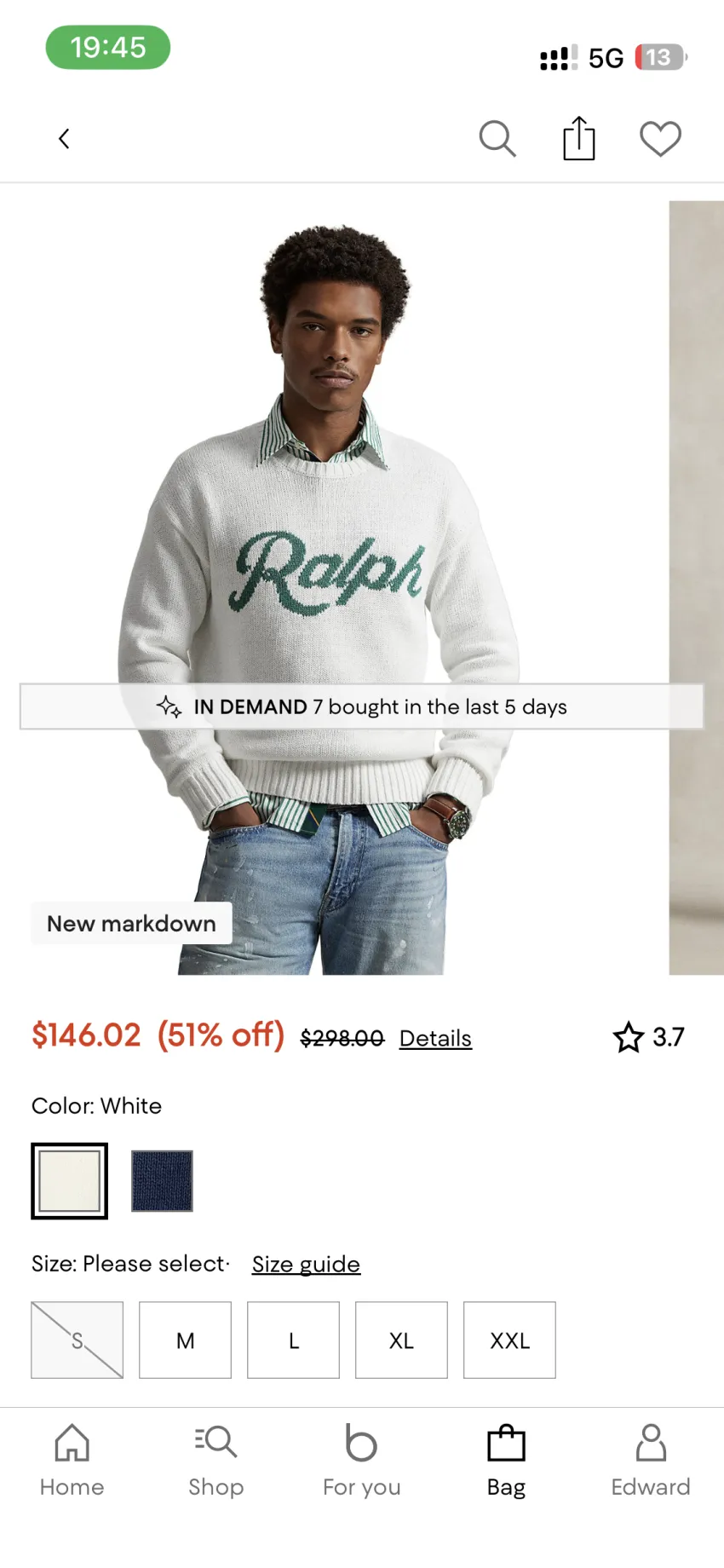 폴로 베어 니트 무관세 / Ralph 니트