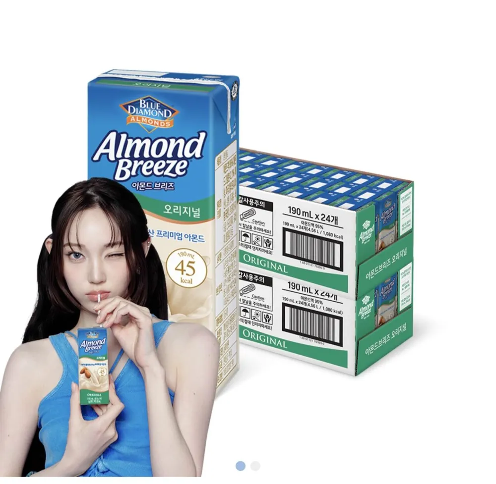 아몬드브리즈 오리지널, 190ml, 24개 + 언스위트, 190ml, 24개, 190ml, 48개