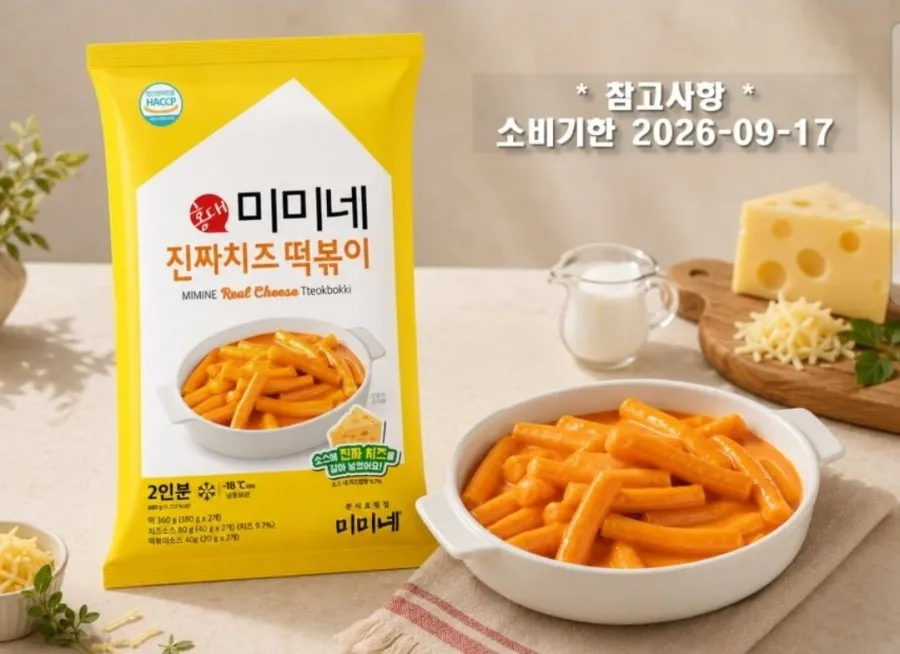 미미네 진짜치즈 떡볶이 4봉