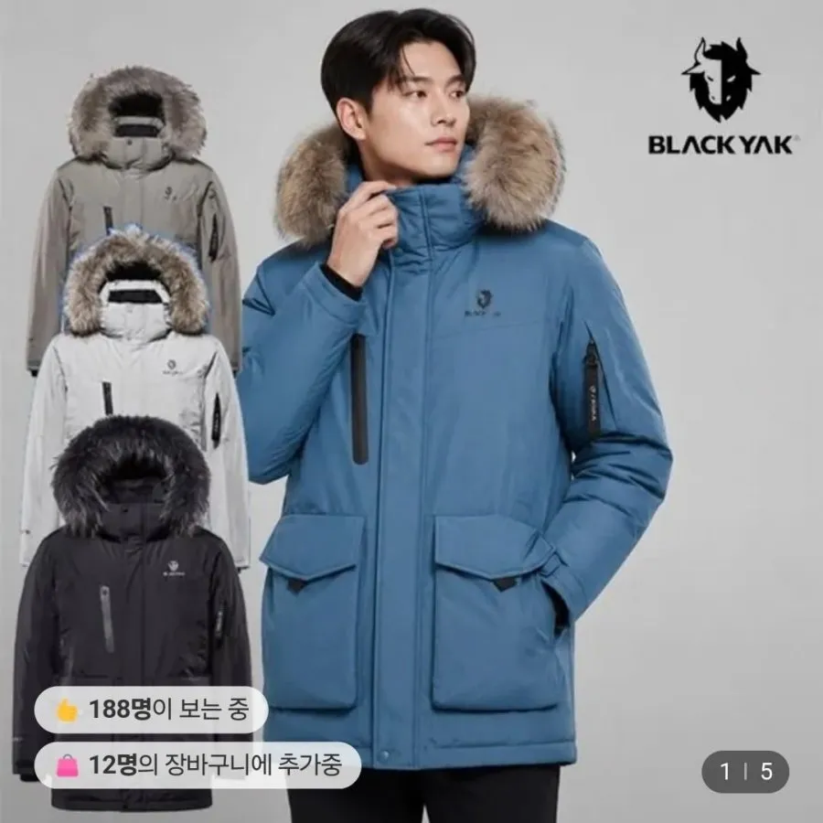 블랙야크 역시즌 남여 고어텍스 다운 M히마GTX히팅다운자켓