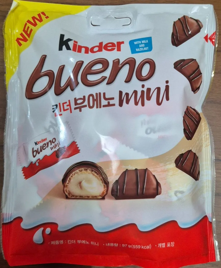 킨더 부에노 미니 18개입 4봉 총 72개 냉장 페이코딜