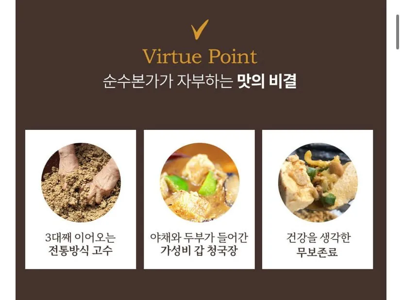 청국장찌개 450g x 3팩