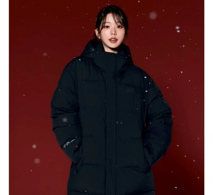 아이더 STELOL S (스테롤 S) 남녀공용 윈드스타퍼 롱 구스 다운자켓