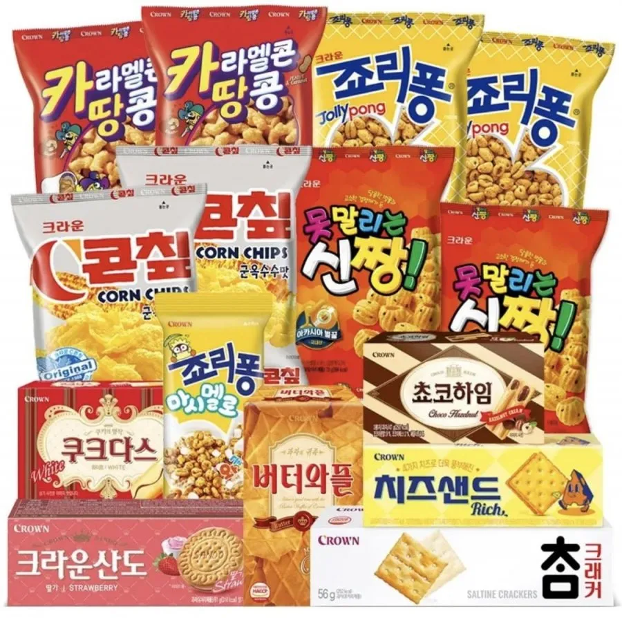 크라운제과 과자/스낵 15종