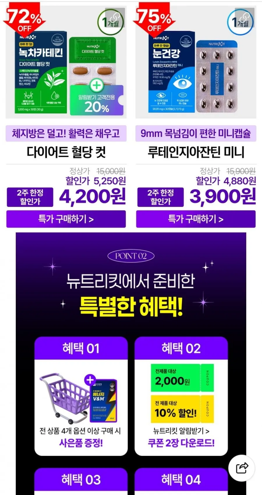 뉴트리킷 메가세일