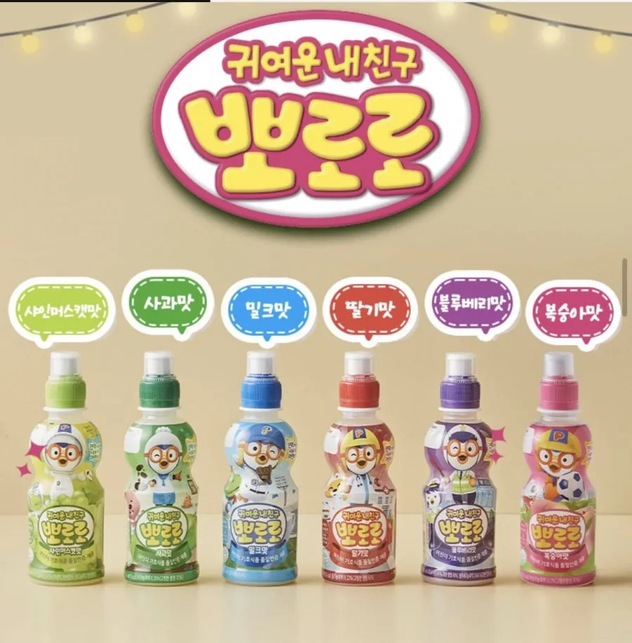 뽀로로 음료수 235ml 24입 혼합