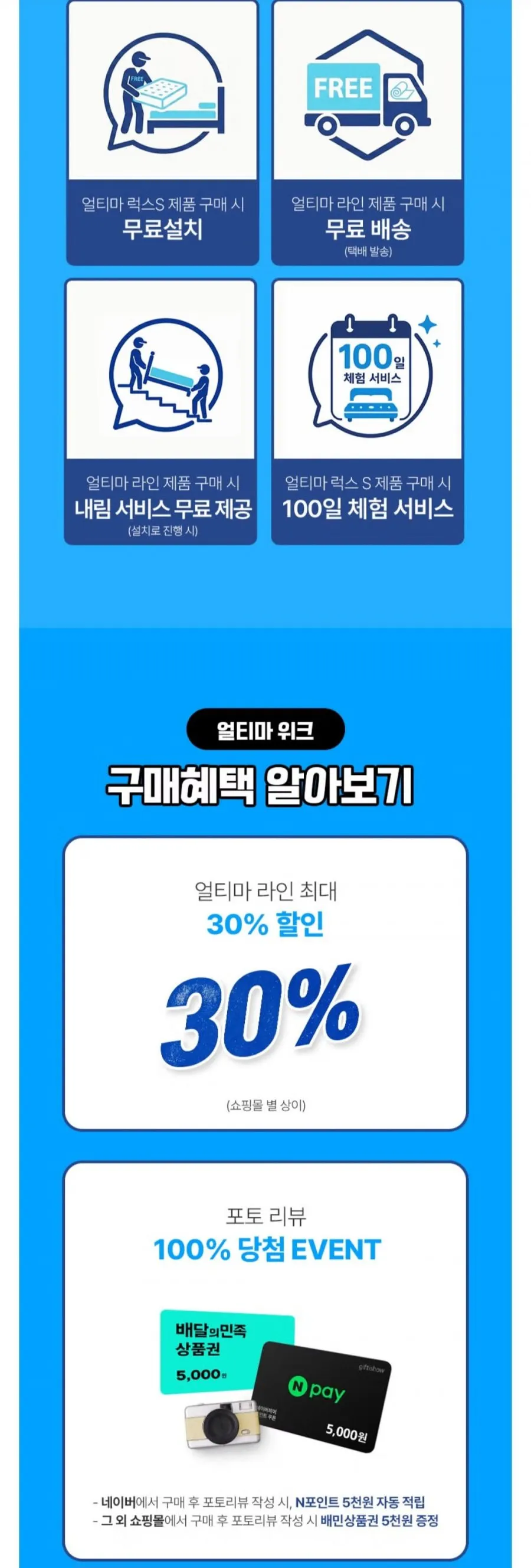 그린티 플러스 하이브리드 스프링 매트리스 15cm 슈퍼싱글
