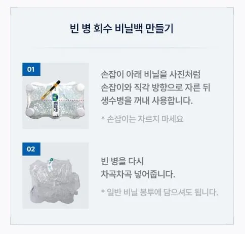 스파클생수(무라벨) 2L*6병*4박스