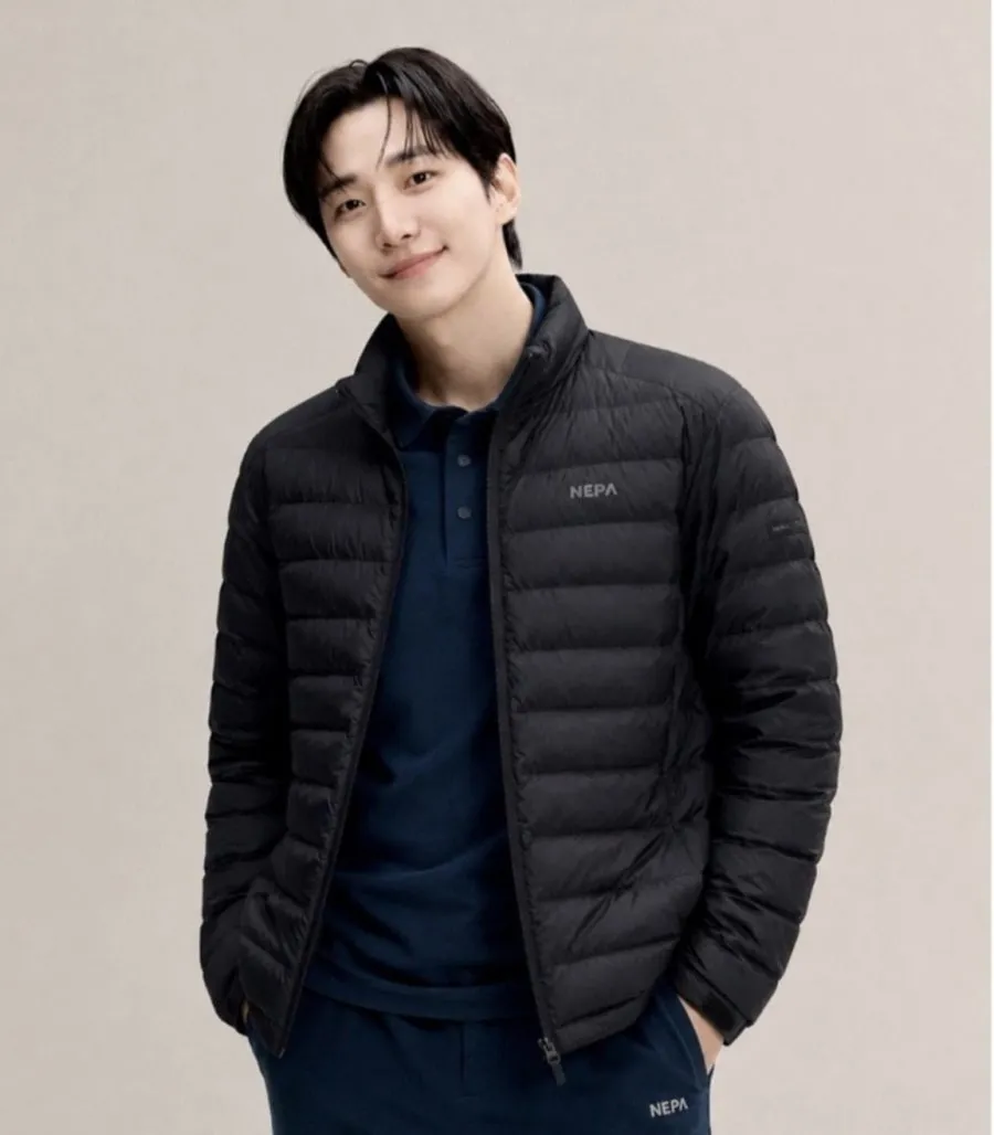 네파 신상 남여 스탠넥 경량다운