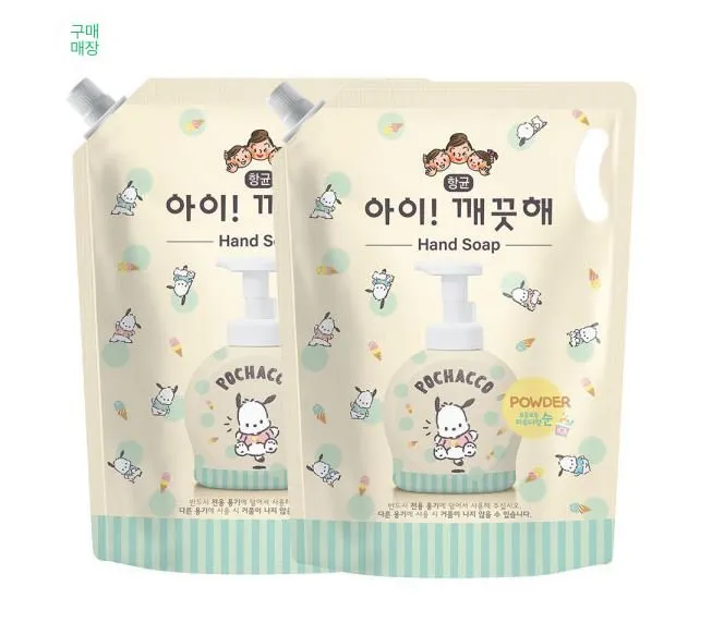 아이깨끗해X포차코 핸드워시 순향 리필 1.8L 2개