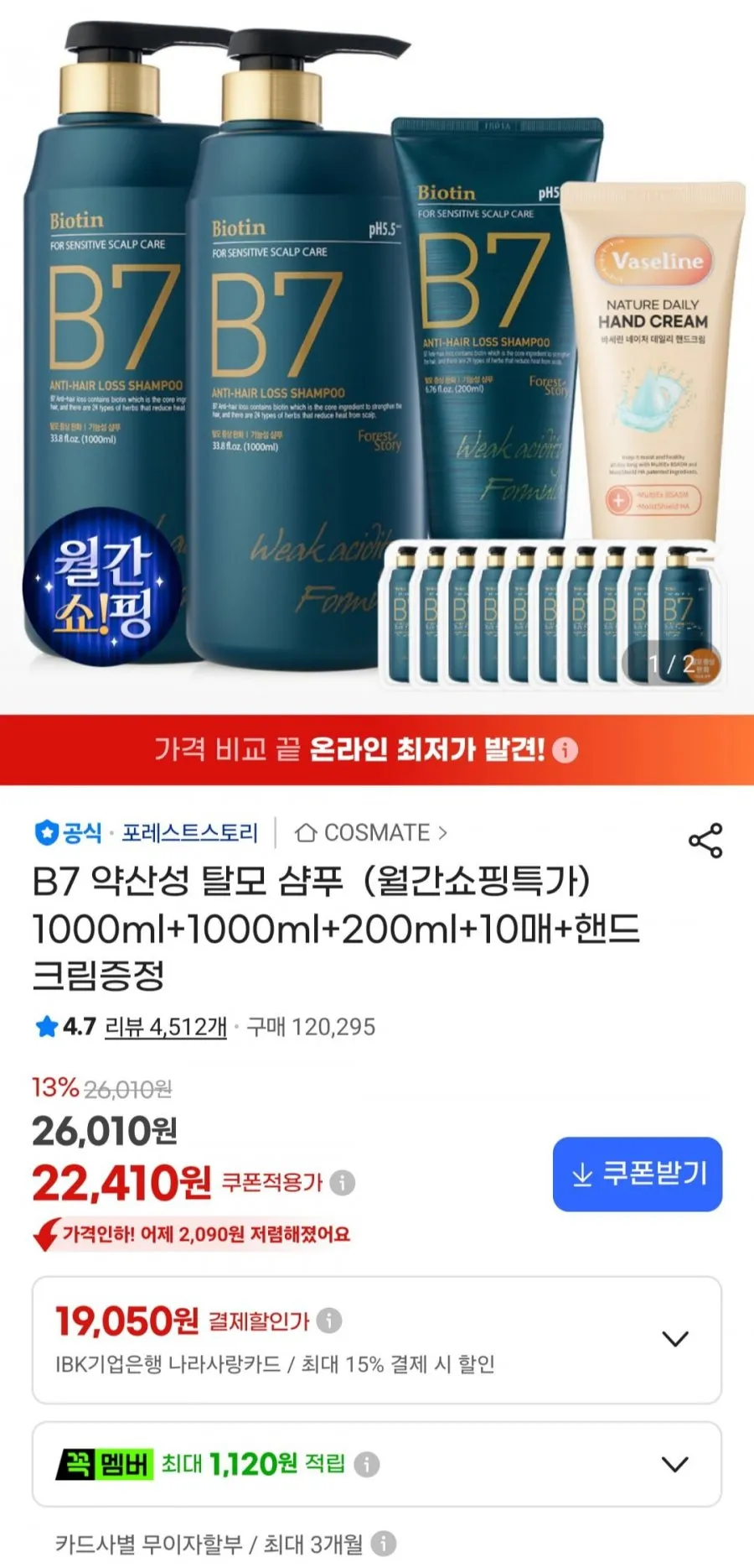 바디브 약산성 천연 샴푸 비듬 두피가려움 82%감소 온가족 청소년 사춘기 초등학생 메종드팰리스향, 2개, 1L