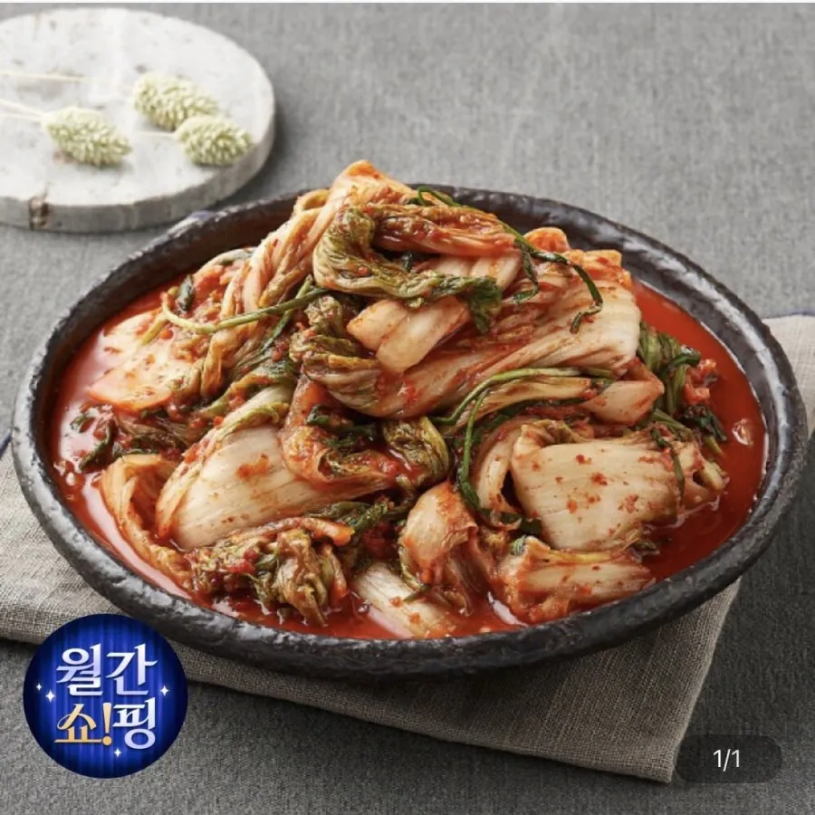 100% 국산 전라도 얼갈이겉절이김치, 1개, 3kg