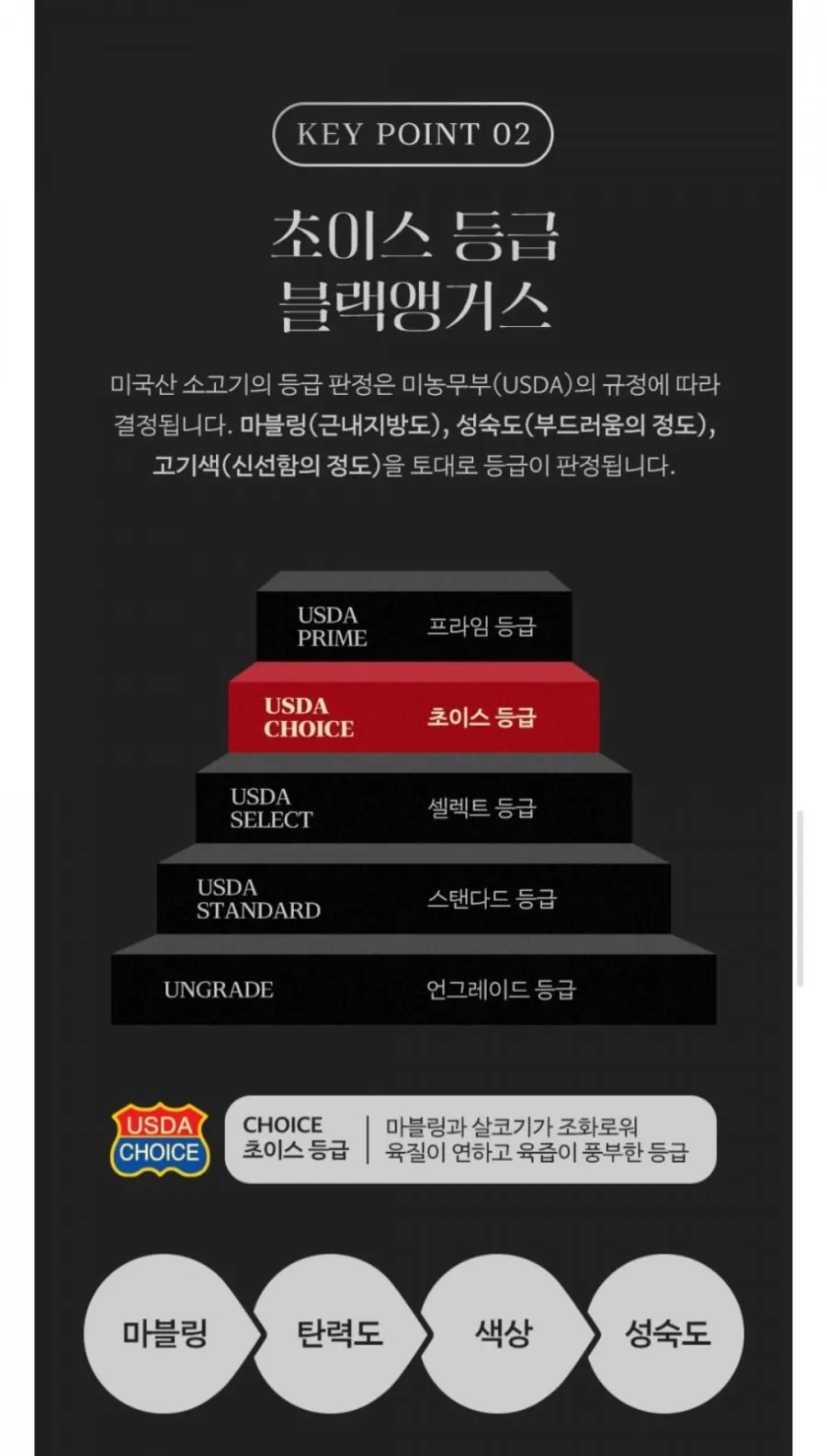 초이스등급 블랙앵거스 찜갈비 2.5kg