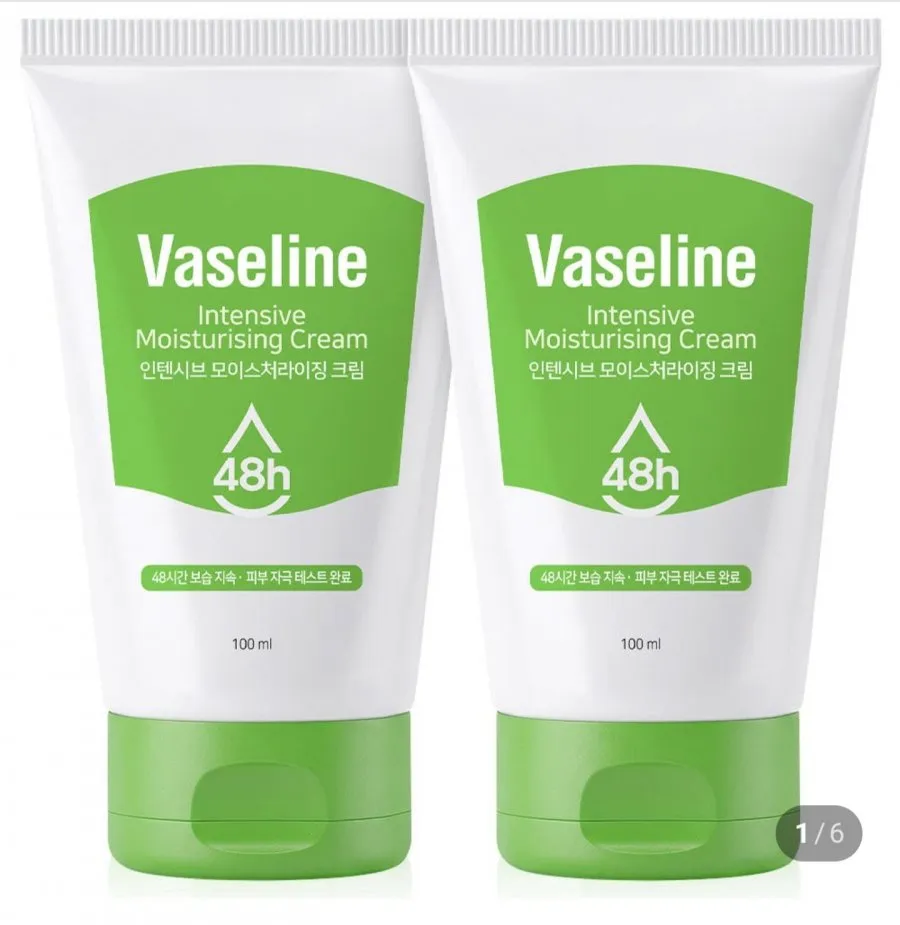C2Y 바세린 48h 인텐시브 모이스처라이징 크림, 2개, 100ml
