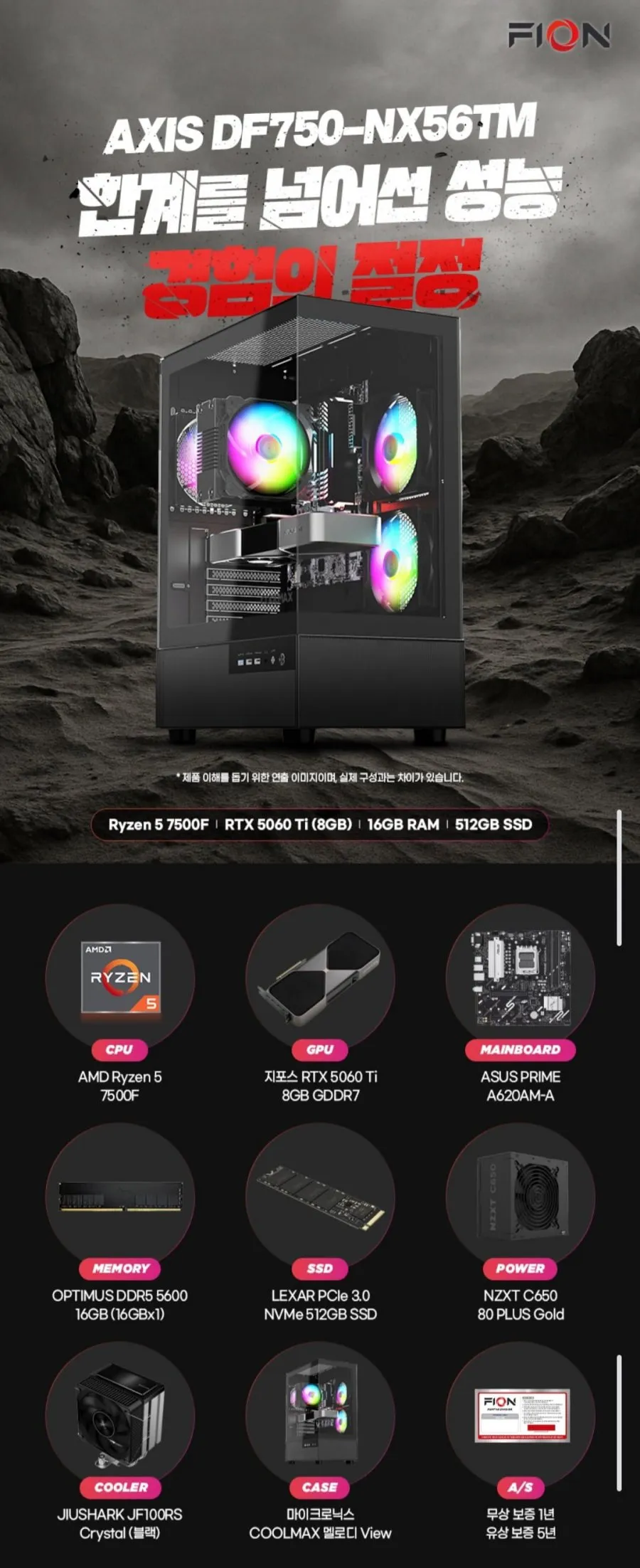 AXIS DF750-NX56TM 16G 512G