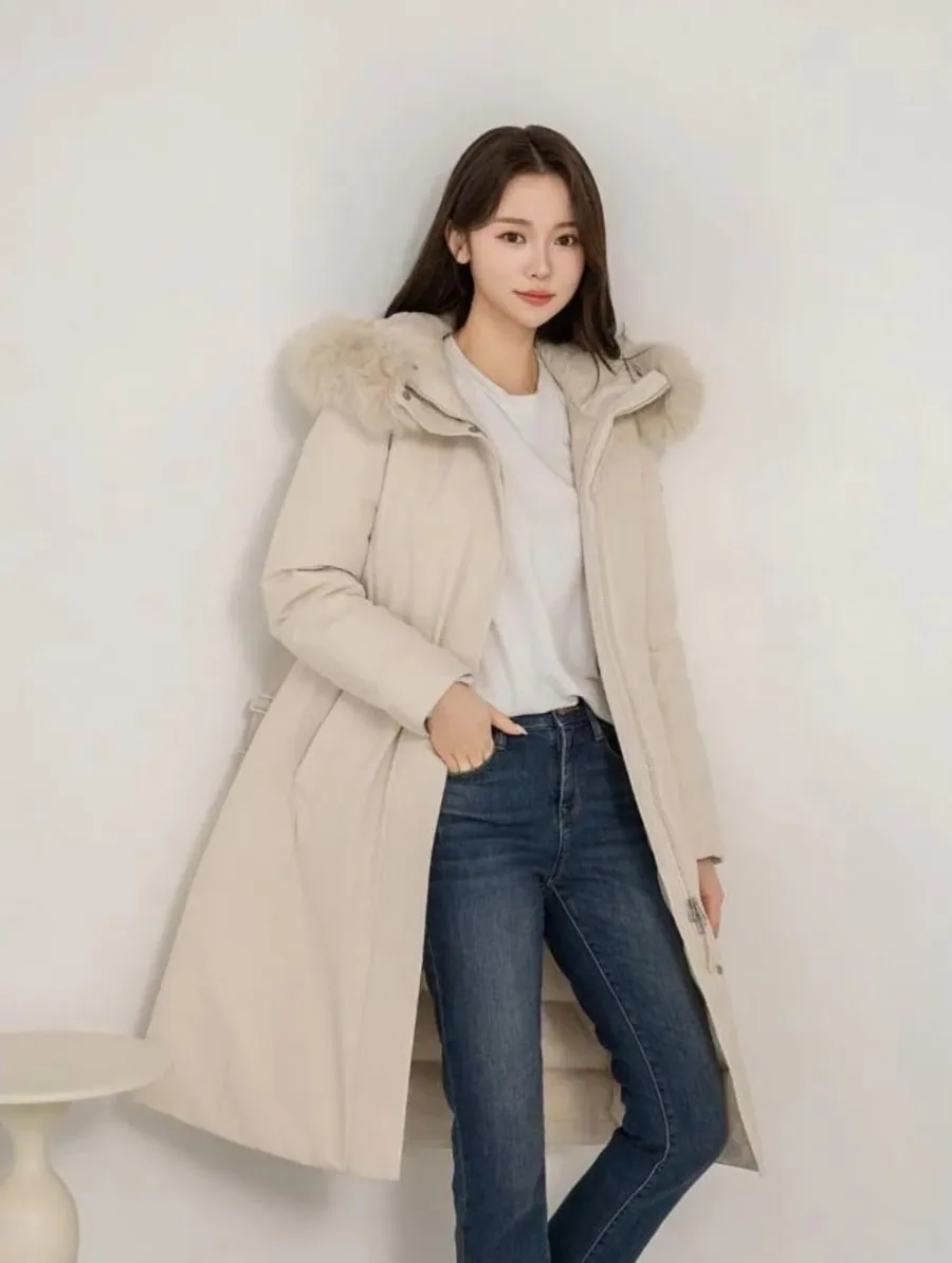 네파 여성 아르테 고어텍스 롱 구스다운