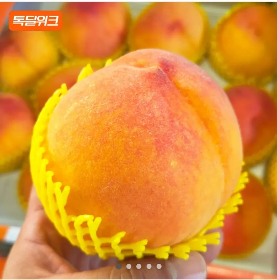 호복 영동 황도 복숭아 첫출하 고당도 대과 3kg 9~12과, 1박스, 황도 대과 3KG(9~12과)