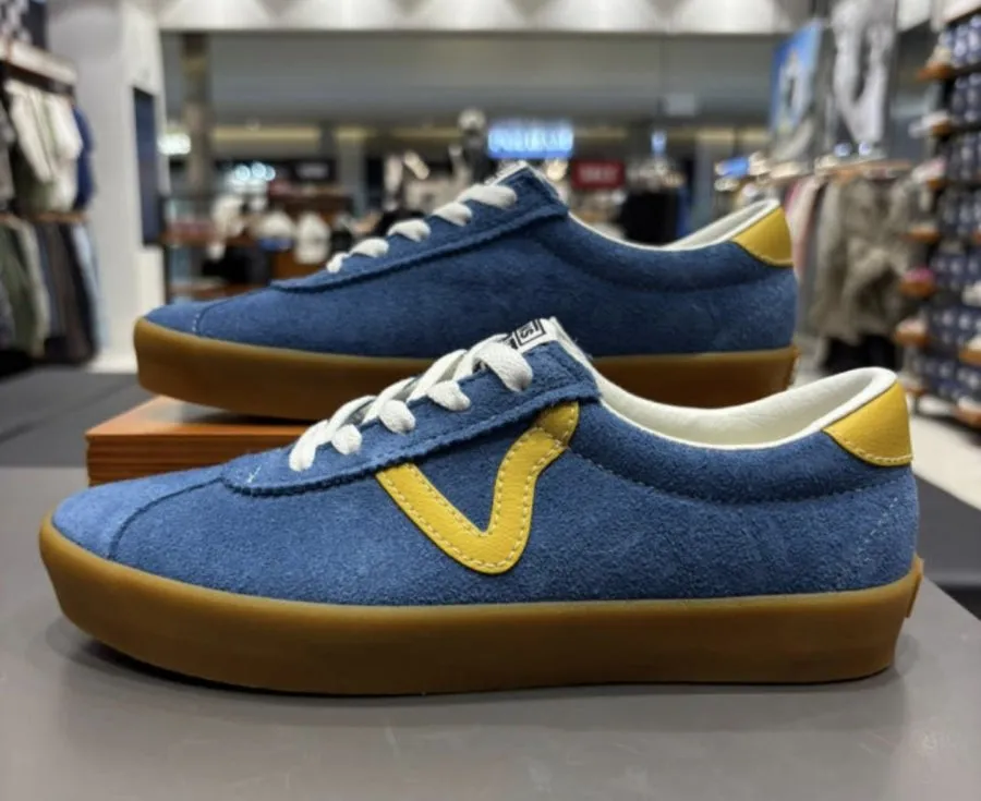 반스 vans 스포츠 로우 - (블랙 투 더 플로어) 크렘 브륄레 VN000D09CHW1