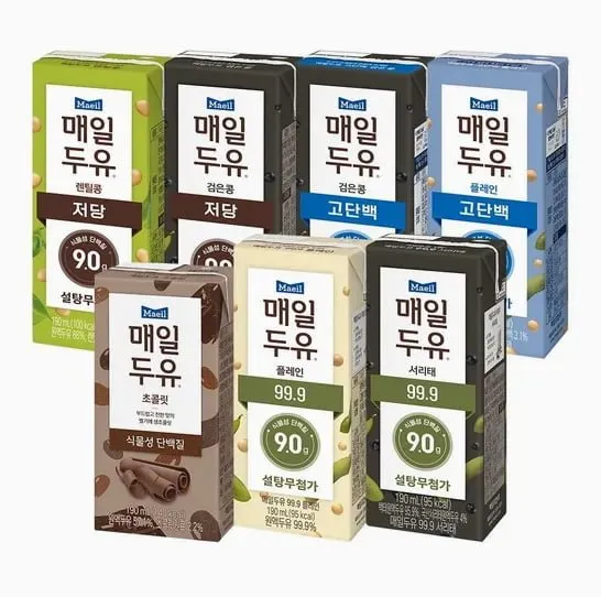 이것은 두유 인가 미숫가루 인가 먹어보게 냅 두유, 15개, 180ml