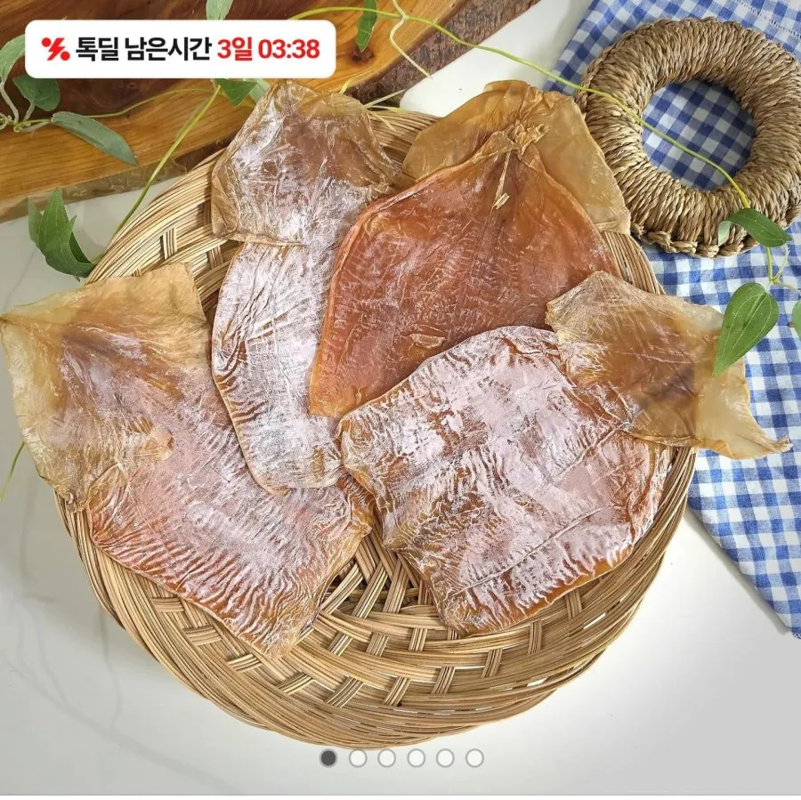 부드러운 전기구이 몸통 오징어/ 조미 간식 안주 건어물, 1개, 200g (7장~10장 내외)