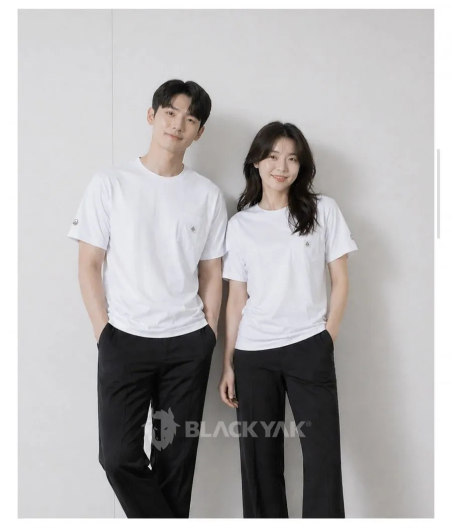 블랙야크 데일리 클라이밍 레터링 반팔티