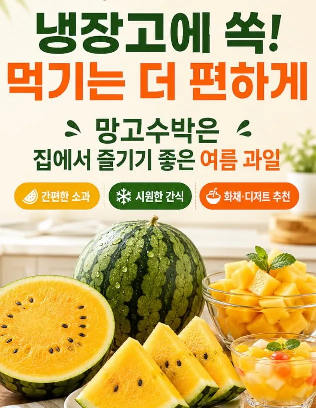 산지직송 제주 블랙 망고 수박 3kg