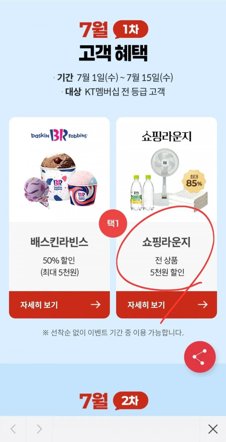 비비안 매쉬 여름 브라 1+1