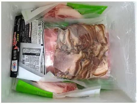 누리푸드 미국산 프리미엄 목살과 앞다리살 250g x 8팩 (총2kg) + 슬라이스 족발 1팩 증정