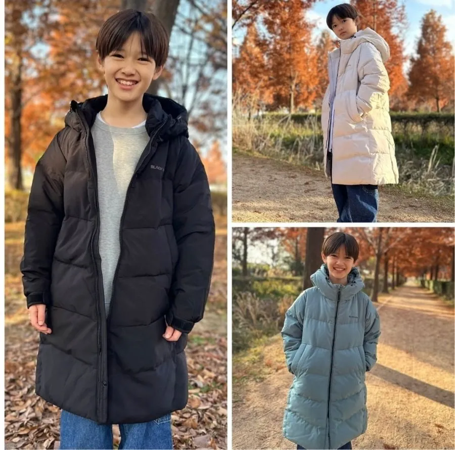 블랙야크키즈 25FW 코어 롱 덕다운자켓