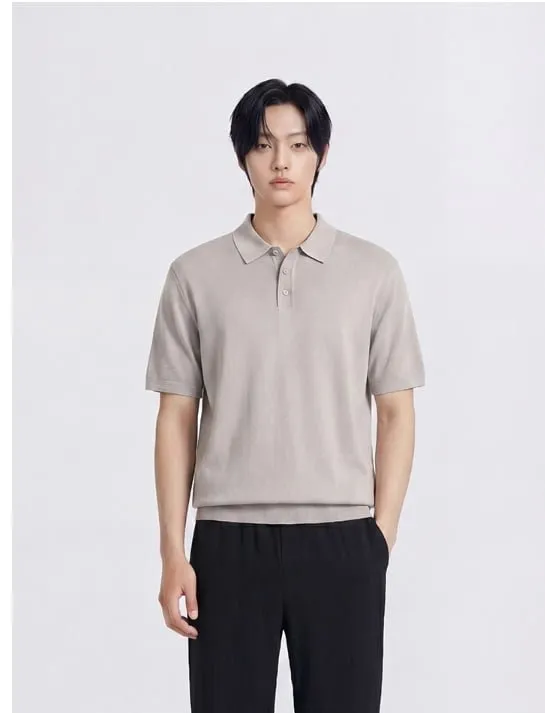 폴햄 여름 반팔 니트